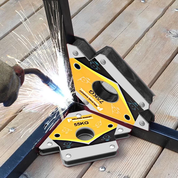 Valkyrie 75kg Açılı Güçlü Manyetik Kaynak Gönye Tutucu - 3
