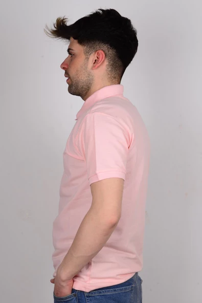 Lee L211810611 Pembe Polo Yaka Erkek T-shirt - 2