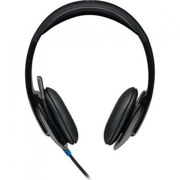 Logitech USB Gürültü Önleyici Mikrofonlu Kablolu Kulaklık - Siyah