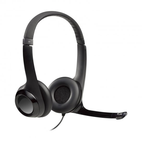Logitech USB Gürültü Önleyici Mikrofonlu Kulaklık - Siyah