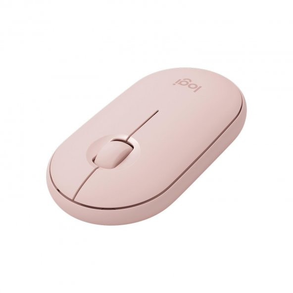 Logitech Pebble Sessiz Kablosuz Kompakt Mouse - Pembe