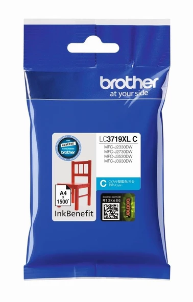BROTHER 1.500 Sayfa Mavi Kartus LC3719XLC - 2