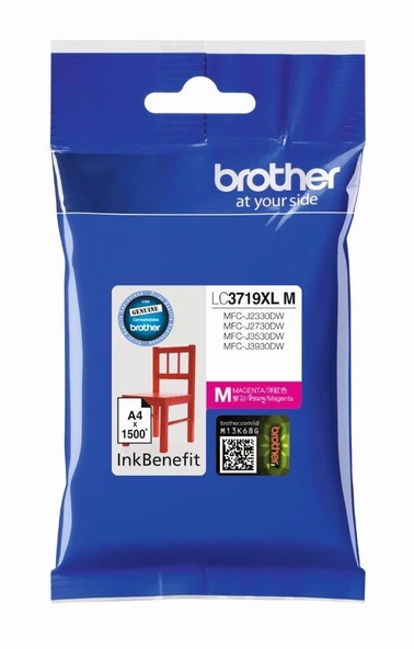 BROTHER 1.500 Sayfa Kırmızı Kartus LC3719XLM - 2