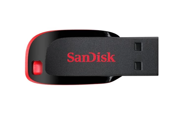 SANDISK 128GB Cruzer Blade 2.0 Siyah USB Bellek SDCZ50-128G-B35