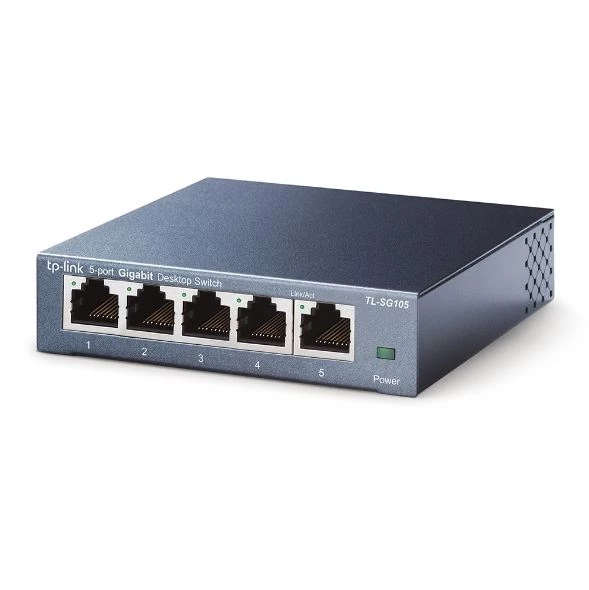 OMADA 10/100/1000Mbps 5xPort %65 Güç Tasarruflu Çelik Kasa Switch TL-SG105