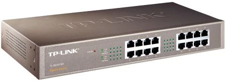 TP-LINK 10/100/1000Mbps 16xPort Masaüstü Raf Tipi Metal Kasa Switch TL-SG1016D - 2
