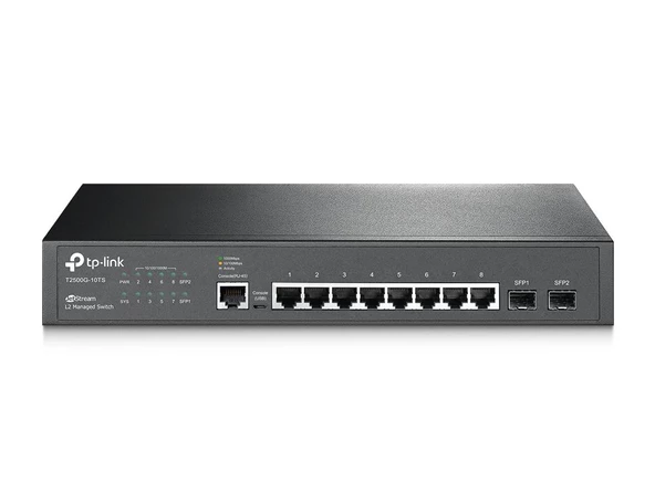 OMADA 10 PorT 10/100/1000 2 Gigabit SFP Y TL-SG3210 ürün görseli 1