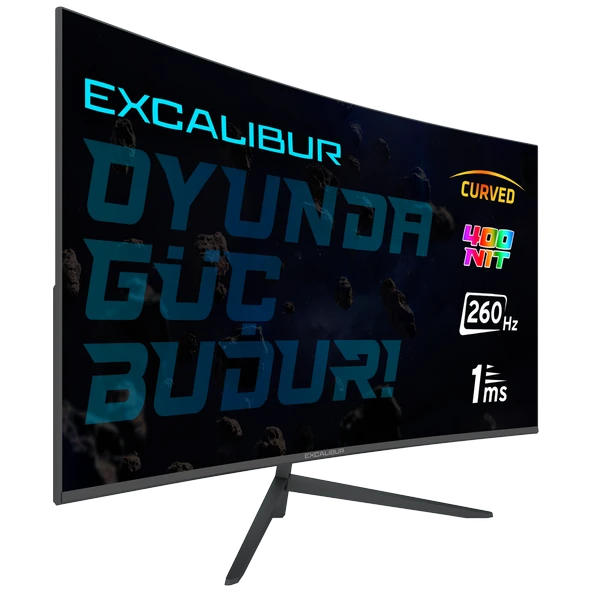 Casper Excalibur M.E315FHD-G 31.5" 260HZ 1ms 400NIT (Hdmı+Display) Curved Freesync + G-Sync Fhd LED Monitör