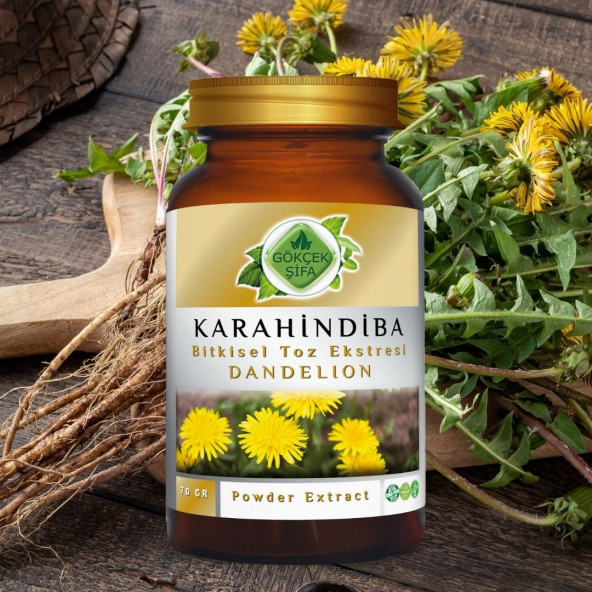 Karahindiba Toz Ekstresi 70 gr. Cam Kavanoz - 4