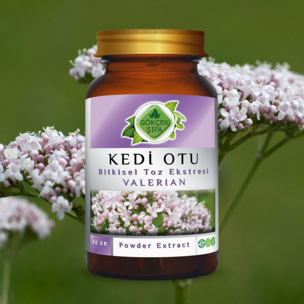 Kedi Otu Toz Ekstresi 80 gr. Cam Kavanoz - 8