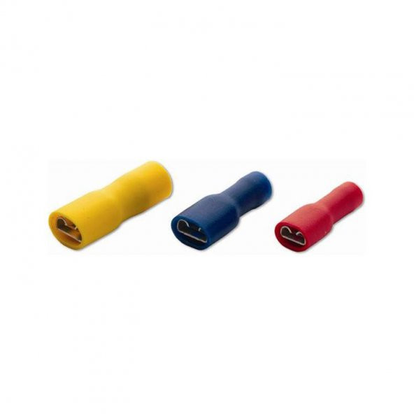 KSN KFE - 1488 Erkek Faston Tip İzoleli Kablo Pabucu  -  200 Adet