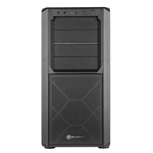 SilverStone SED1-B 3x14cm Fanlı, Yüksek Depolama Kapasiteli, USB 3.0 Type-C E-ATX Bilgisayar Kasası (SST-SED1-B) - 2