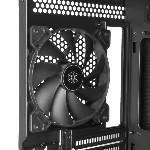 SilverStone SED1-B 3x14cm Fanlı, Yüksek Depolama Kapasiteli, USB 3.0 Type-C E-ATX Bilgisayar Kasası (SST-SED1-B) - 8