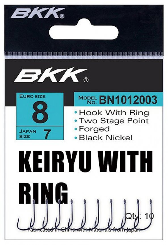 BKK Keiryu-R Diamond Siyah Nikel Olta İğnesi