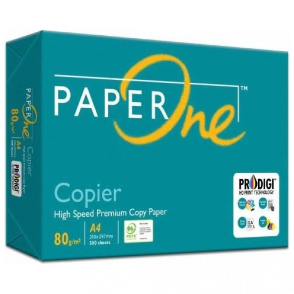 Paper One A4 Fotokopi Kağıdı 80 gr 500'lü 1 Paket