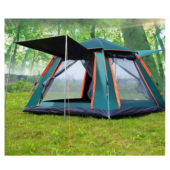Fıscher SG-444 4 Kişilik  Tenteli Otomatik Çadır - 4