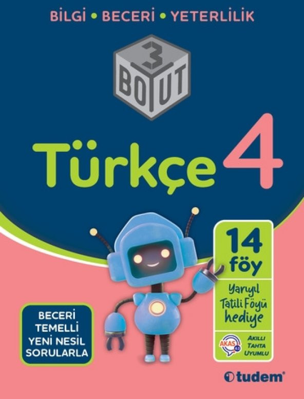 TUDEM 4.SINIF TÜRKÇE 3 BOYUT