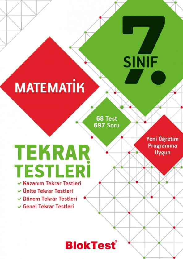 TUDEM 7.SINIF BLOKTEST MATEMATİK TEKRAR TESTLERİ