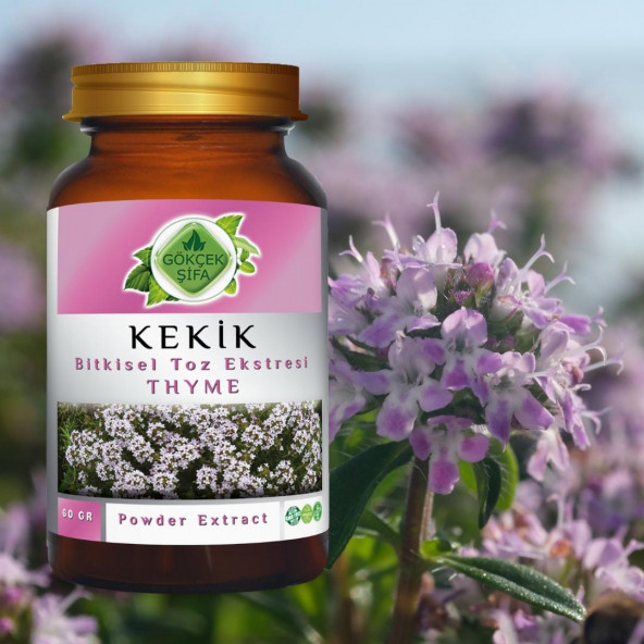Kekik Toz Ekstresi (Thymus)60 gr Cam Kavanoz - 2