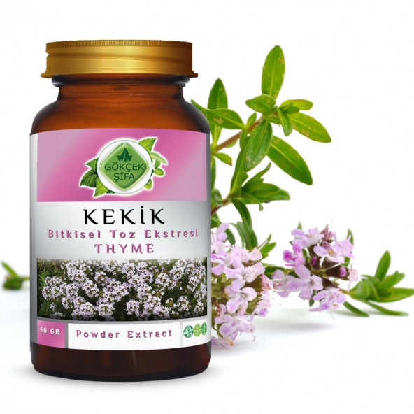 Kekik Toz Ekstresi (Thymus)60 gr Cam Kavanoz - 3