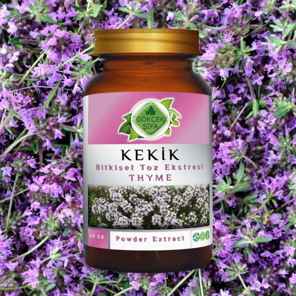 Kekik Toz Ekstresi (Thymus)60 gr Cam Kavanoz - 4