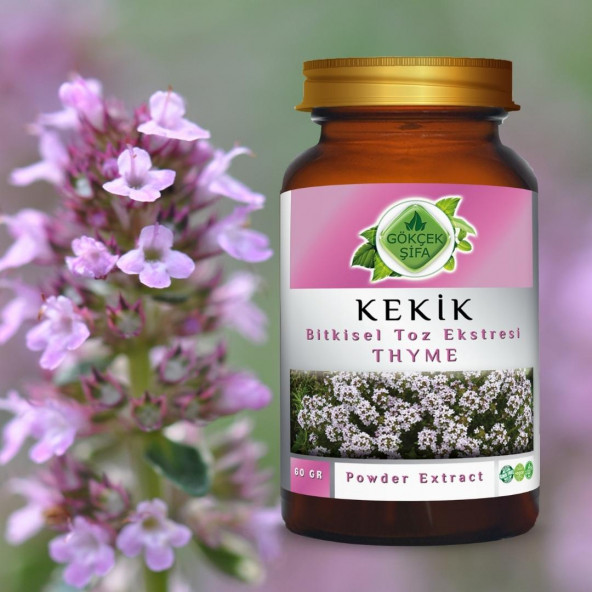 Kekik Toz Ekstresi (Thymus)60 gr Cam Kavanoz - 7