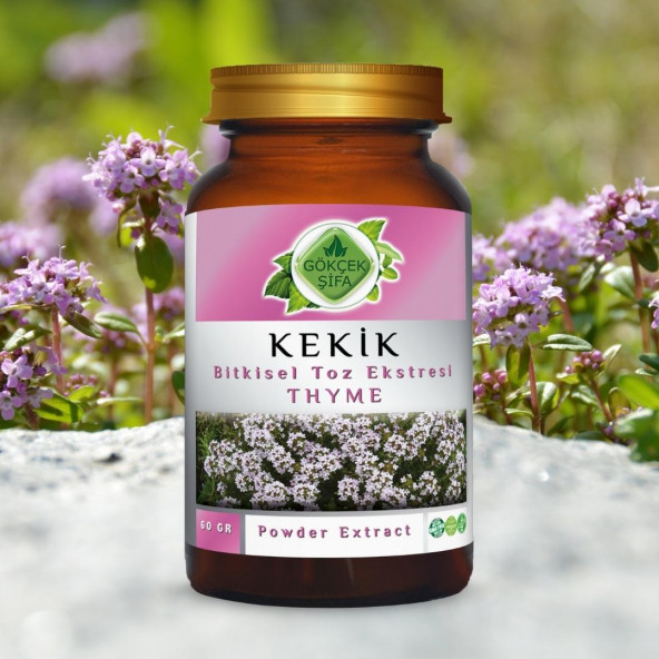Kekik Toz Ekstresi (Thymus)60 gr Cam Kavanoz - 8