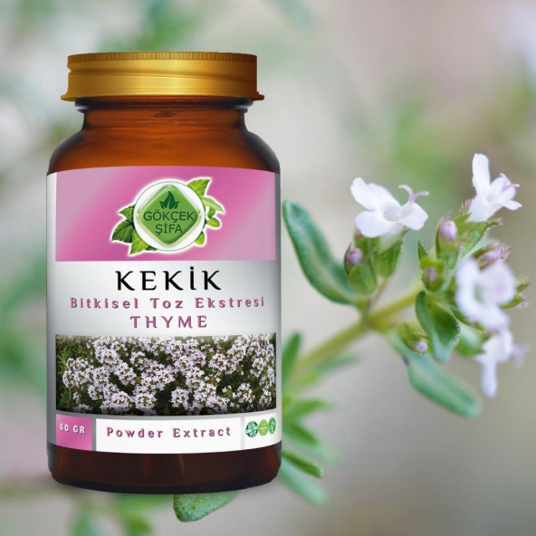 Kekik Toz Ekstresi (Thymus)60 gr Cam Kavanoz - 9