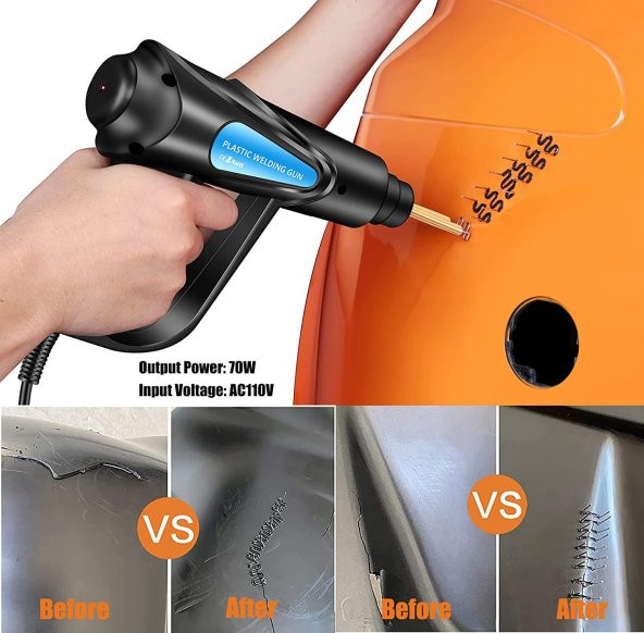 Valkyrie 70W 600 Uçlu Araba Tampon Plastik Tamir Kaynak Makinesi Sıcak Zımba - 4