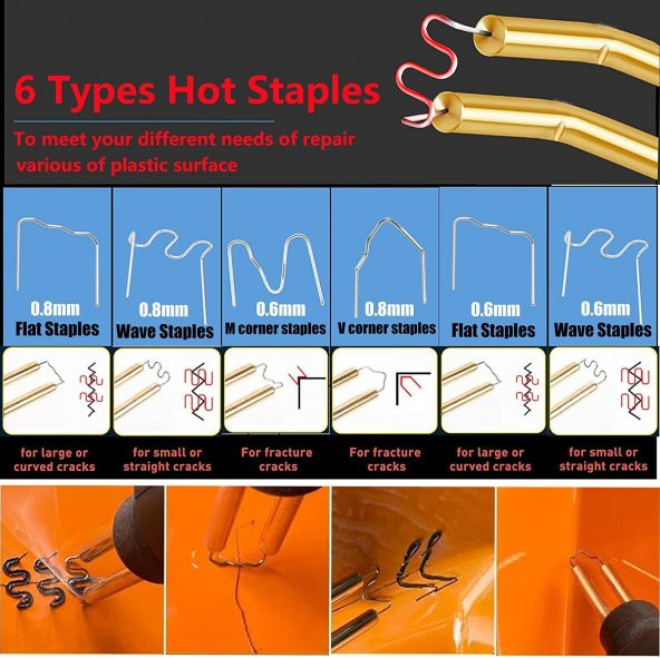 Valkyrie 70W 600 Uçlu Araba Tampon Plastik Tamir Kaynak Makinesi Sıcak Zımba - 5