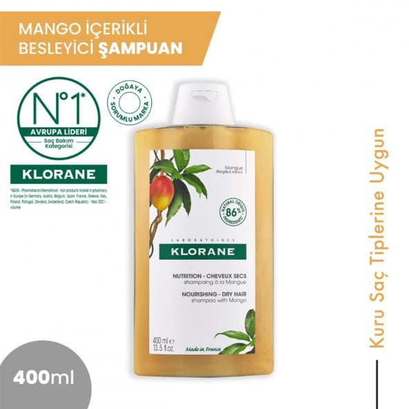 Klorane Mango İçerikli Besleyici Şampuan 400 Ml