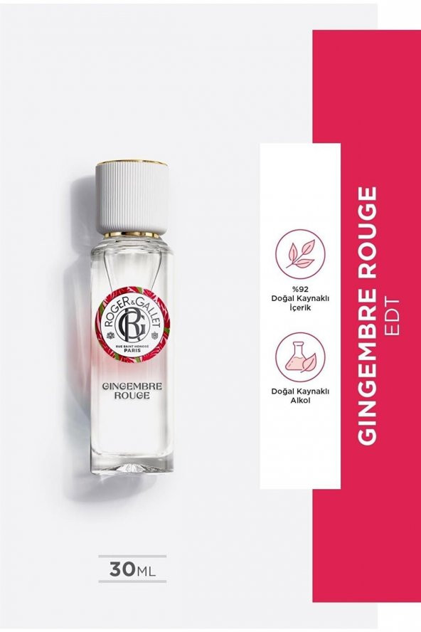 Roger & Gallet Gingembre Rouge EDT 30 Ml