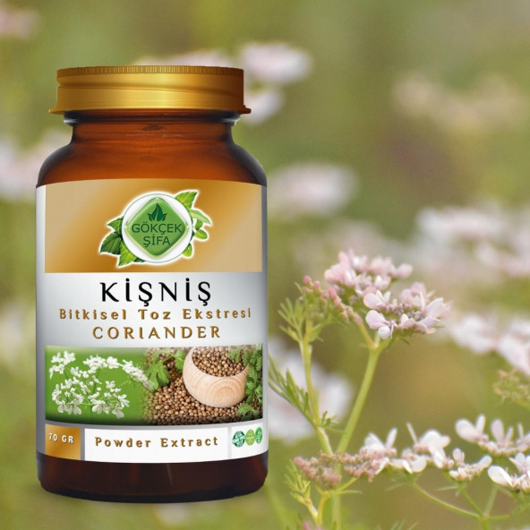 Kişniş Toz Ekstresi (Coriandrum sativum)70 gr Cam Kavanoz - 4