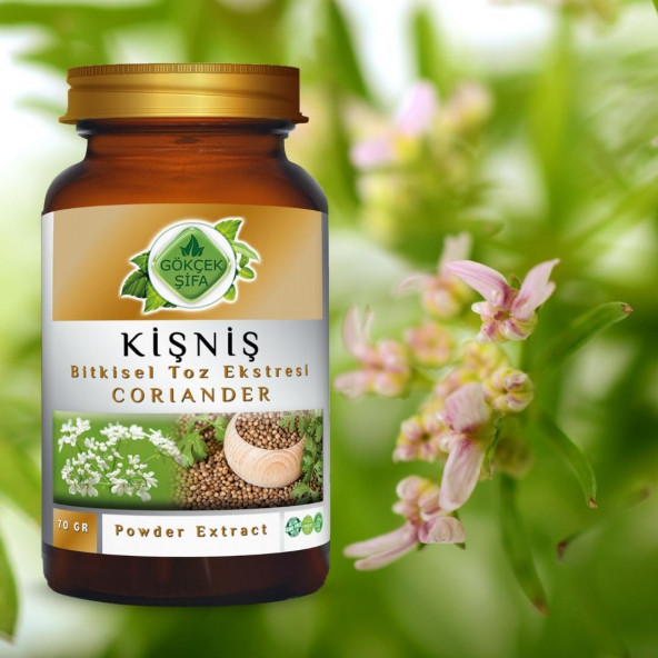 Kişniş Toz Ekstresi (Coriandrum sativum)70 gr Cam Kavanoz - 6