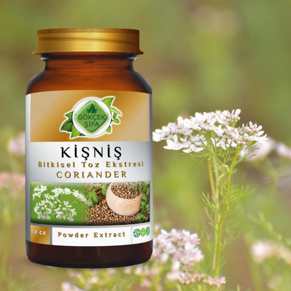 Kişniş Toz Ekstresi (Coriandrum sativum)70 gr Cam Kavanoz - 8