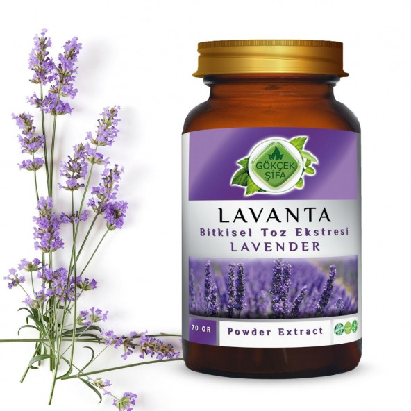Lavanta Toz Ekstresi (Lavandula)70 gr Cam Kavanoz - 6