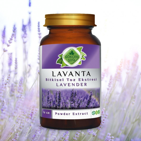 Lavanta Toz Ekstresi (Lavandula)70 gr Cam Kavanoz - 7