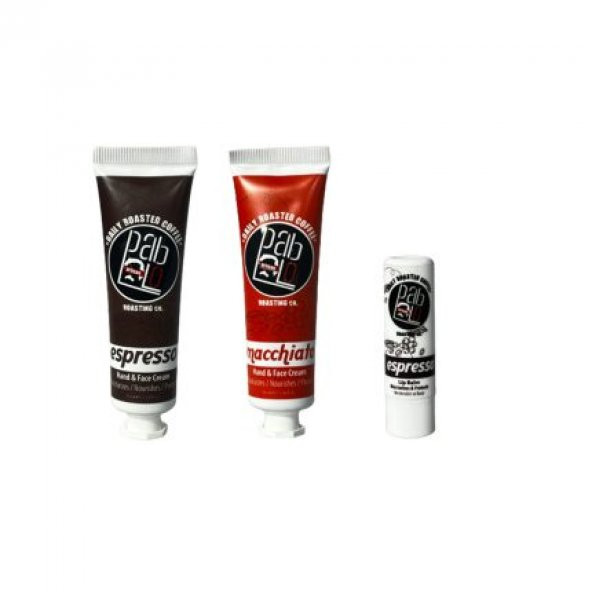 Espresso, Macchiato El Kremi ve Espresso Lip Balm Seti