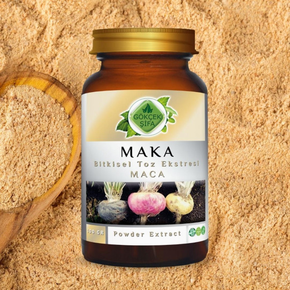 Maka Toz Ekstresi (Lepidium Meyenii)100 gr Cam Kavanoz - 2