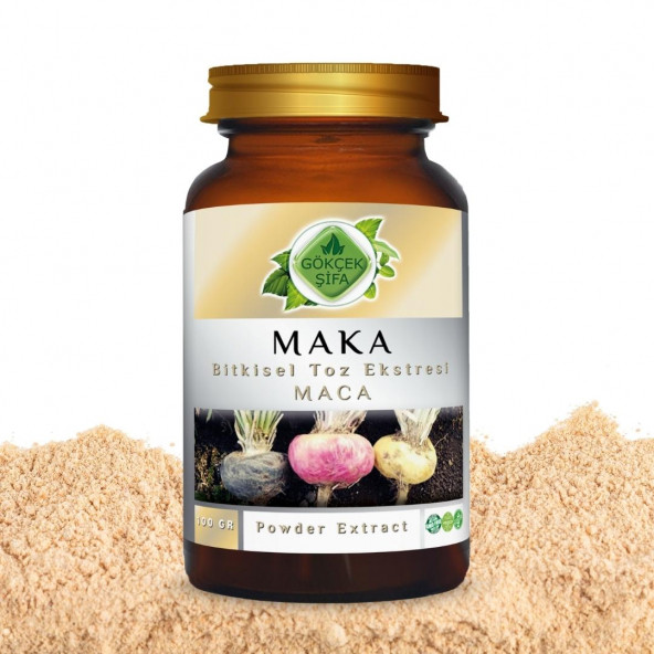 Maka Toz Ekstresi (Lepidium Meyenii)100 gr Cam Kavanoz - 4