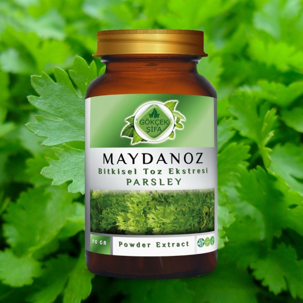 Maydanoz Toz Ekstresi (Petroselinum Crispum)90 gr Cam Kavanoz - 2