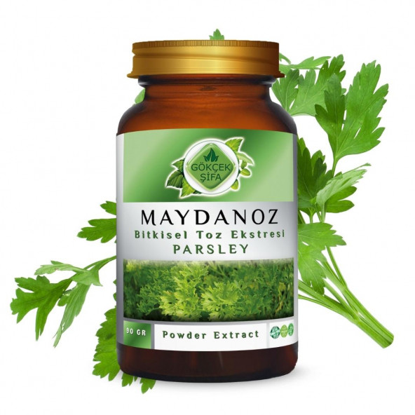 Maydanoz Toz Ekstresi (Petroselinum Crispum)90 gr Cam Kavanoz - 3