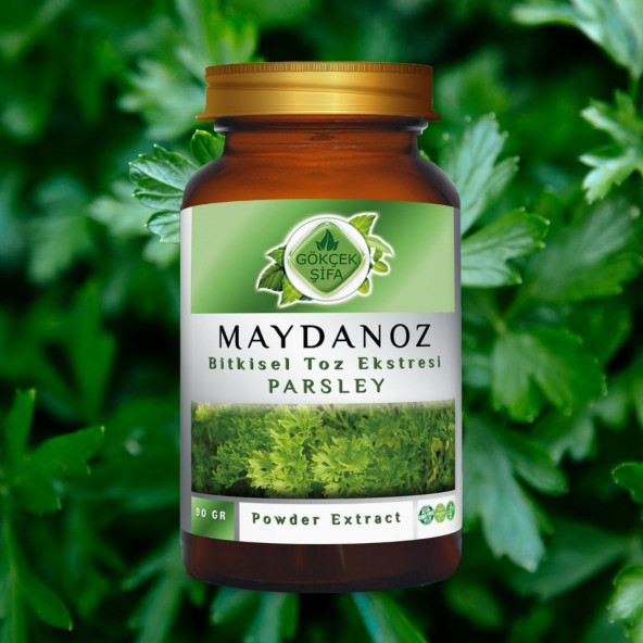 Maydanoz Toz Ekstresi (Petroselinum Crispum)90 gr Cam Kavanoz - 4