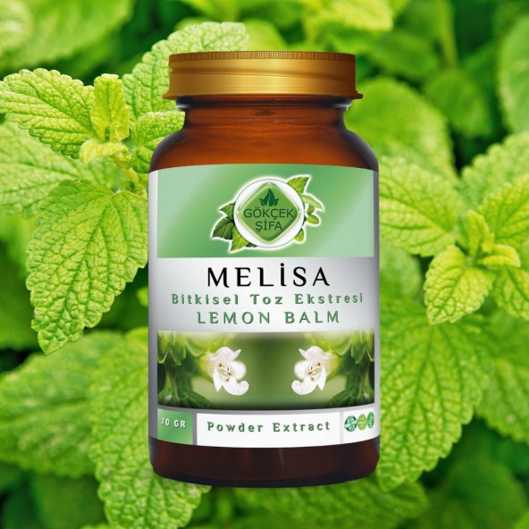 Melisa Toz Ekstresi (Melissa Officinalis L.)70 gr Cam Kavanoz - 4