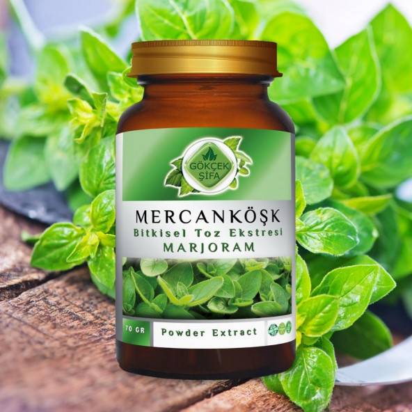 Mercan Köşk Toz Ekstresi (Origanum Majorona)70 gr. Cam Kavanoz - 7