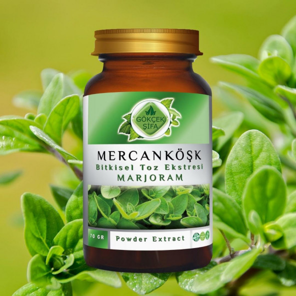 Mercan Köşk Toz Ekstresi (Origanum Majorona)70 gr. Cam Kavanoz - 8