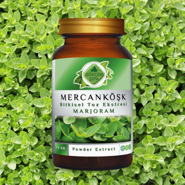 Mercan Köşk Toz Ekstresi (Origanum Majorona)70 gr. Cam Kavanoz - 9