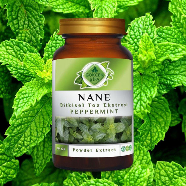 Nane Toz Ekstresi (Mentha Piperita L.) 80 gr Cam Kavanoz - 2