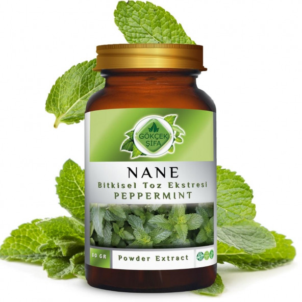 Nane Toz Ekstresi (Mentha Piperita L.) 80 gr Cam Kavanoz - 4