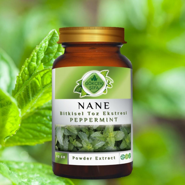 Nane Toz Ekstresi (Mentha Piperita L.) 80 gr Cam Kavanoz - 5